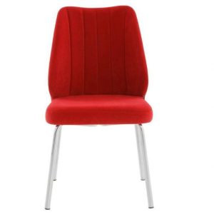 MİNA BERJER KUMAŞ SANDALYE KROM