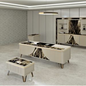 TOYA AHŞAP CİLALI MAKAM TAKIMI